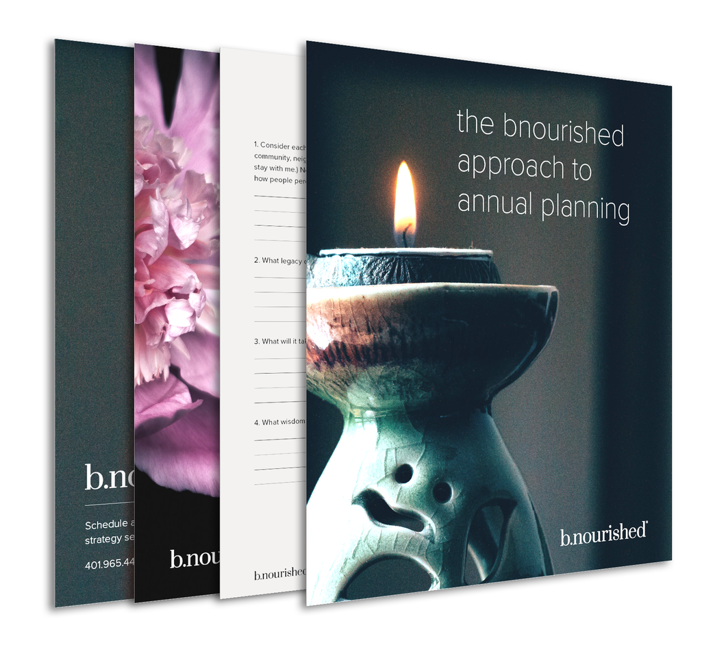 the b.nourished approach to annual planning - digital pdf